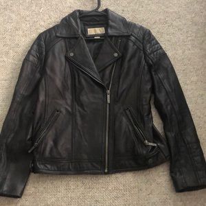 Women leather jacket